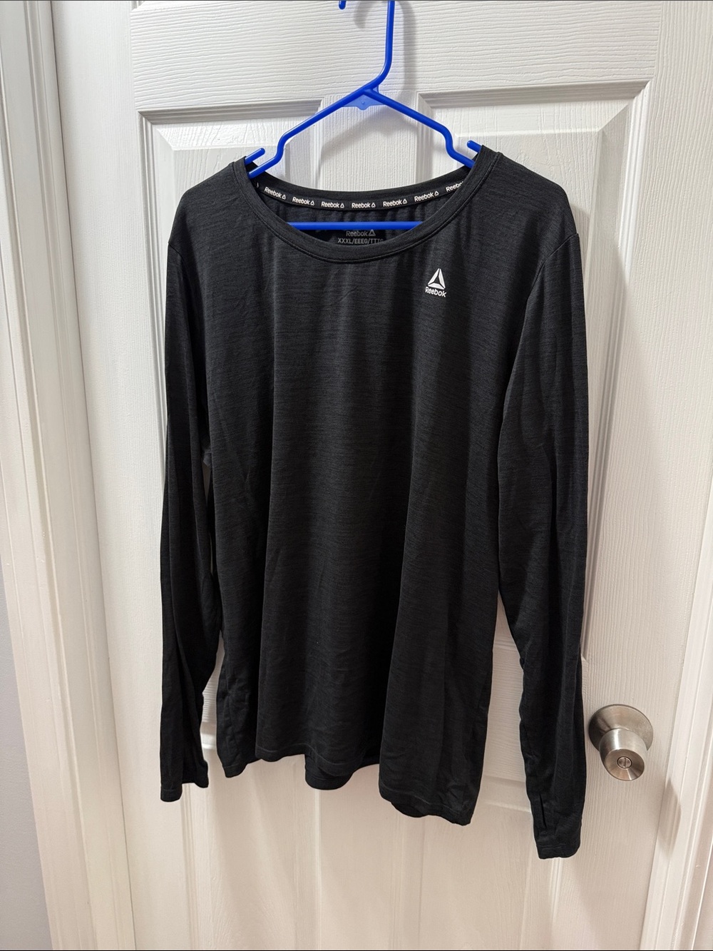 Reebok Men’s Long-Sleeve Black Training Tee